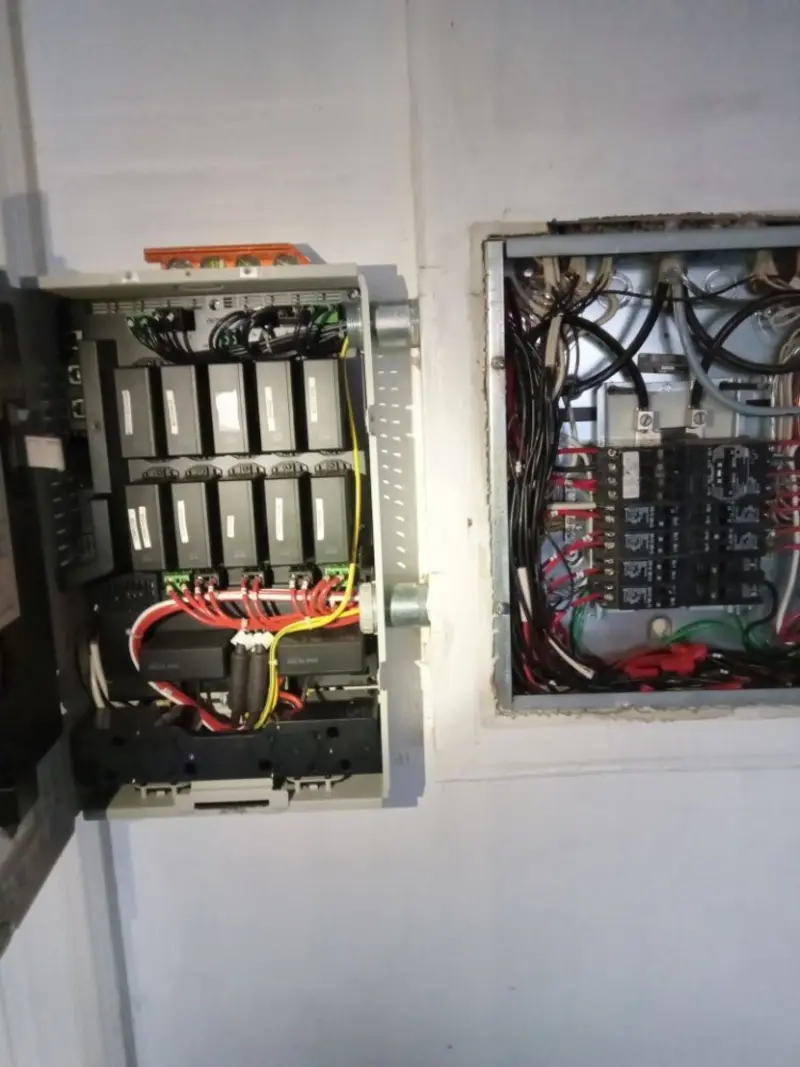 Electrical panel upgrade completed for Ring Doorbell Installation in Lynn Haven